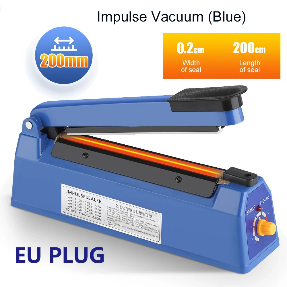 Meal Prep Vacuum Sealer - Impulse Sealer Machine Kitchen Food Plastic