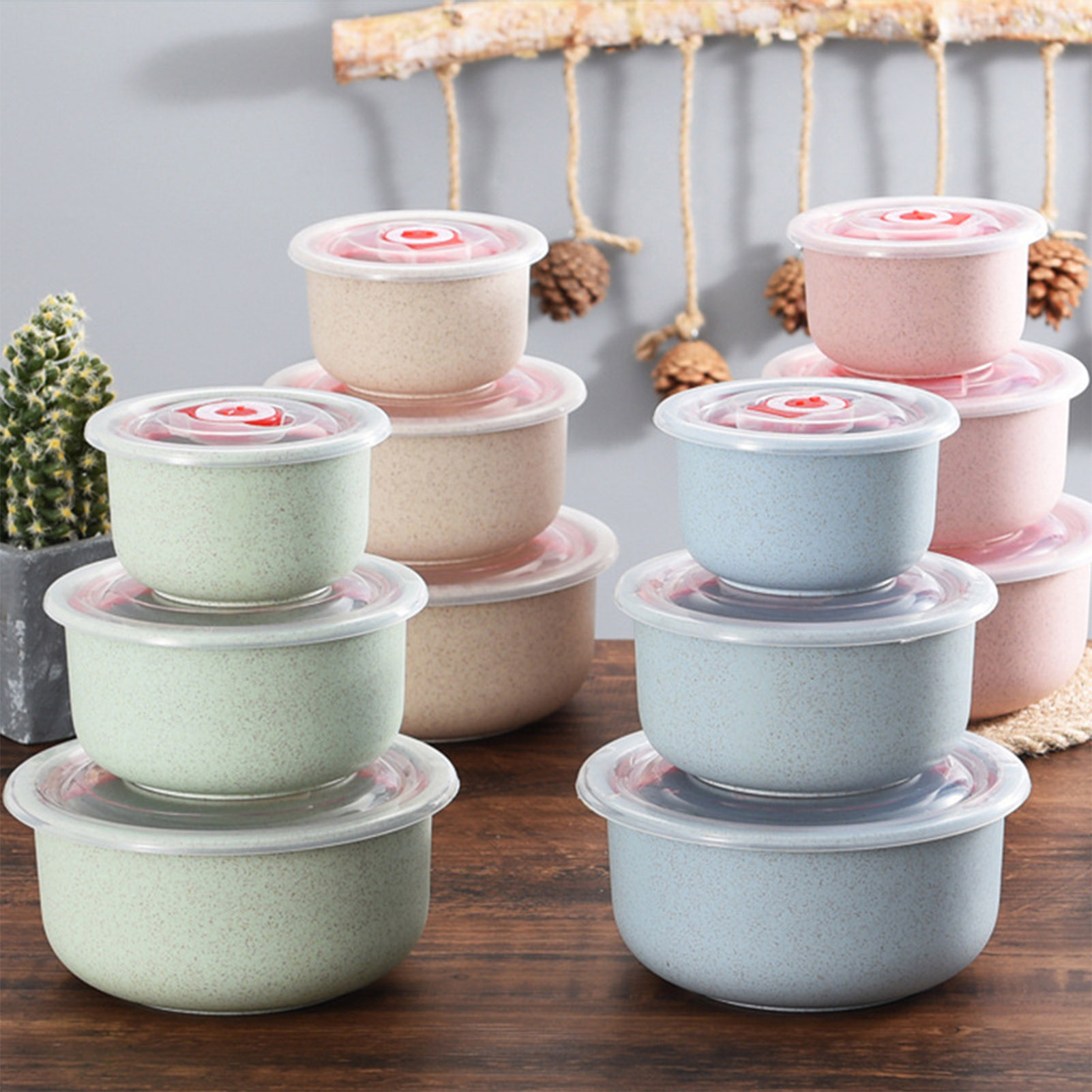 Meal Prep Ideas - 3pcs Food Storage Containers Bento Box