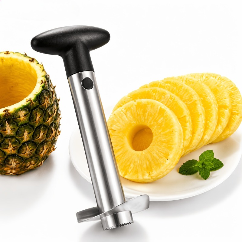 Pineapple Corer Slicer - 1pc Stainless Steel Pineapple Corer Manual