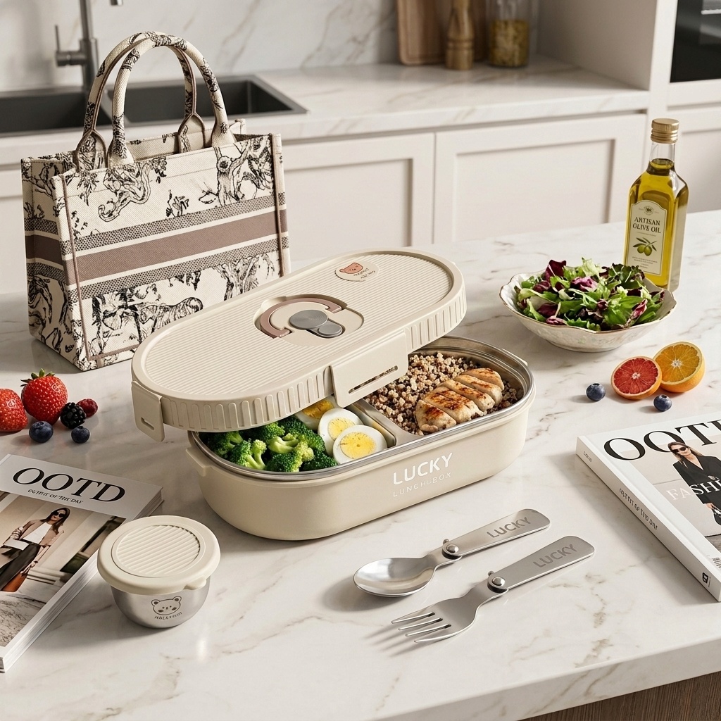 Meal Prep Ideas - Microwavable 304 Stainless Steel Bento Lunch