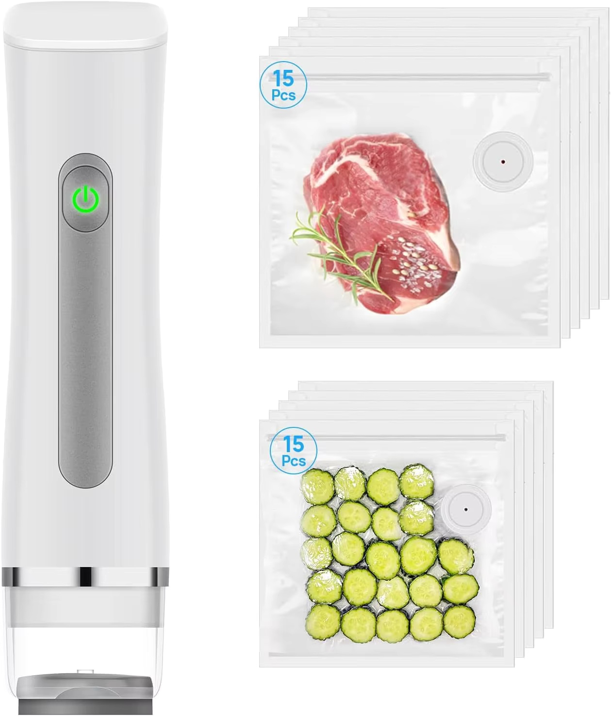Meal Prep Vacuum Sealer - Vacuum Sealer for Food with Visual