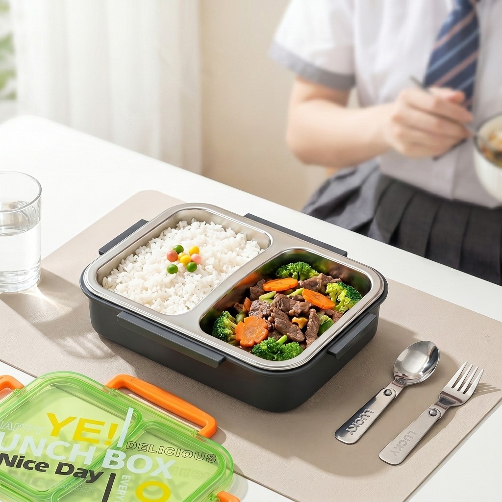 Meal Prep Ideas - Microwavable 304 Stainless Steel Bento Lunch