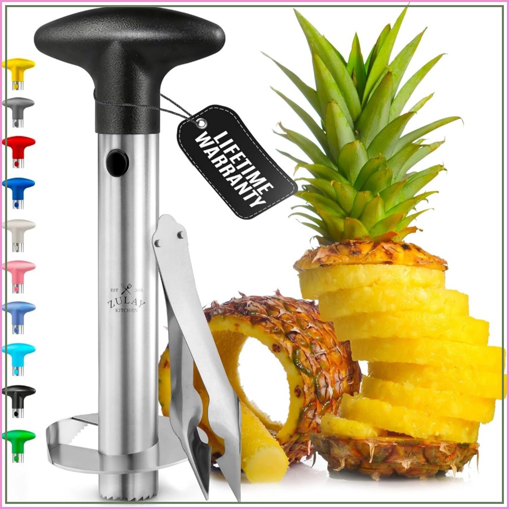 Pineapple Corer Slicer - Stainless Steel Pineapple Corer & Slicer