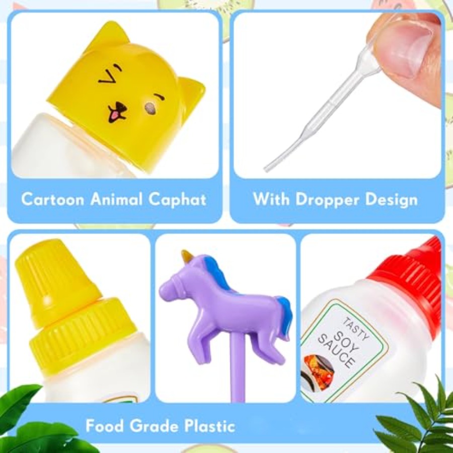 26 Pcs Lunch Bento Soy Sauce C - Sauce Squeeze Bottle 评论和价格
