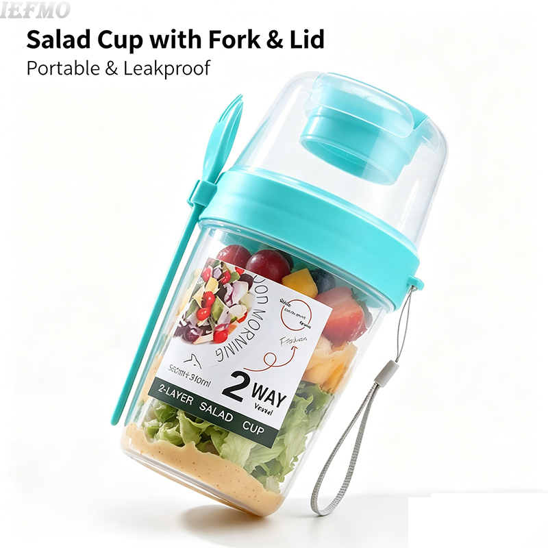 On-the-Go Salad Bowl Set with  - Meal Prep Yogurt Bowl 评论和价格