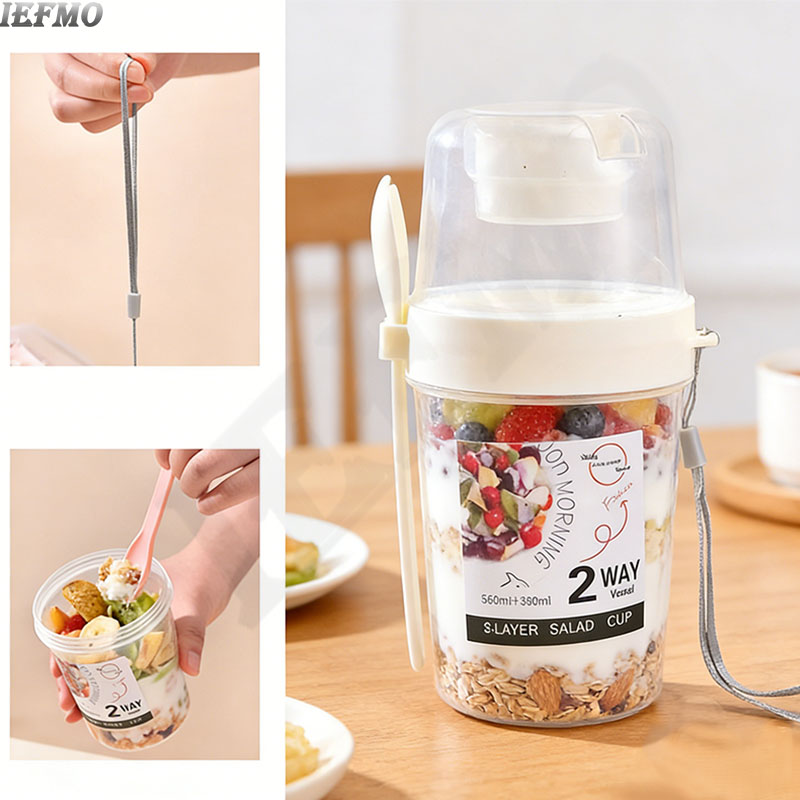 On-the-Go Salad Bowl Set with  - Meal Prep Yogurt Bowl 评论和价格