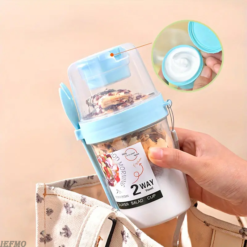 On-the-Go Salad Bowl Set with  - Meal Prep Yogurt Bowl 评论和价格