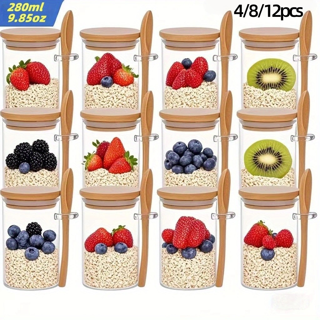 4/8/12Pcs, Oatmeal Breakfast C - Meal Prep Ideas 评论和价格