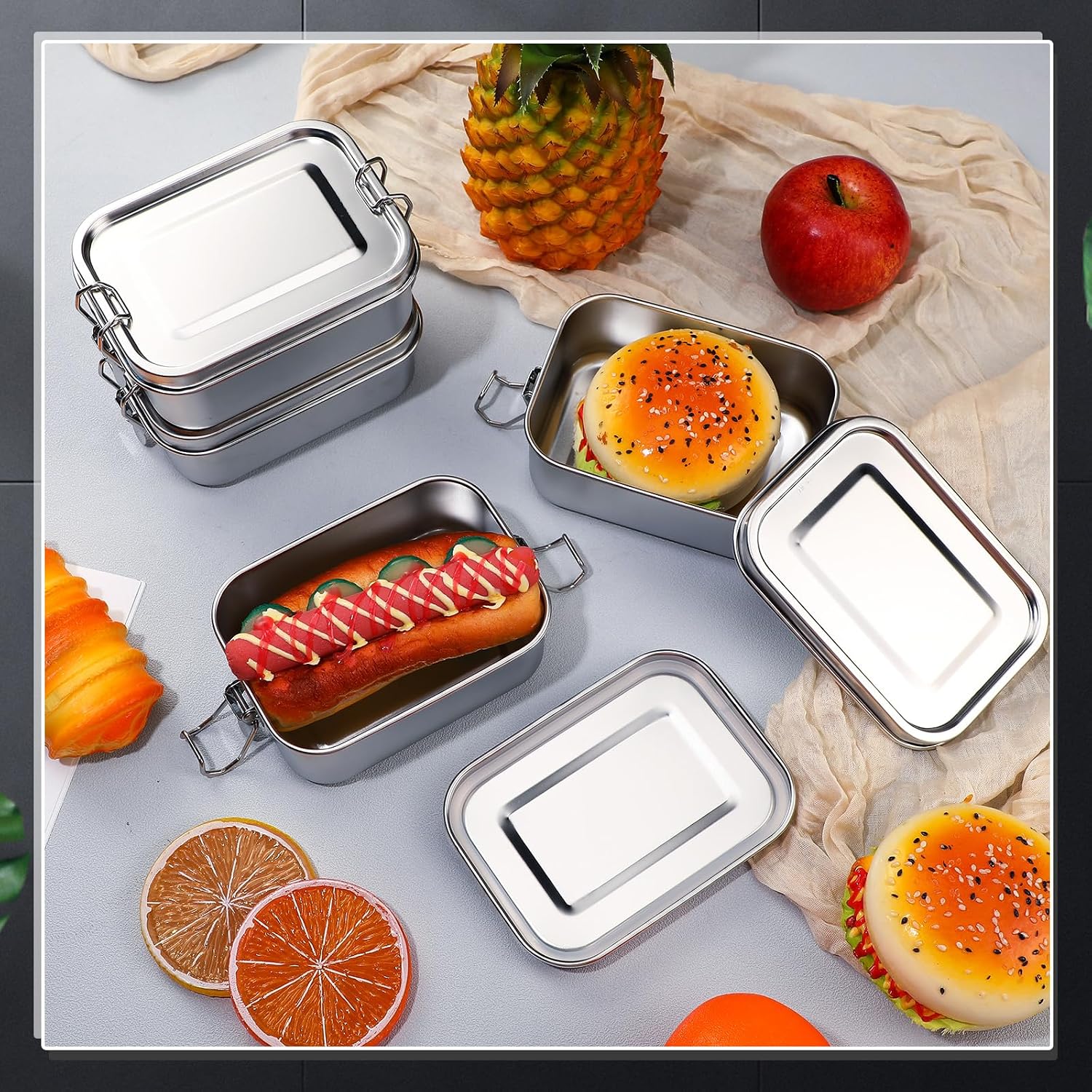 Stainless Steel Food Storage C - Meal Prep Ideas 评论和价格