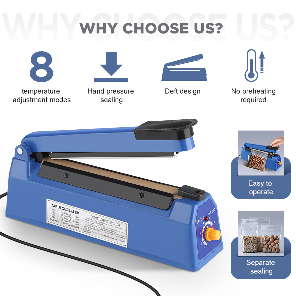 Impulse Sealer Machine Kitchen - Meal Prep Vacuum Sealer 评论和价格