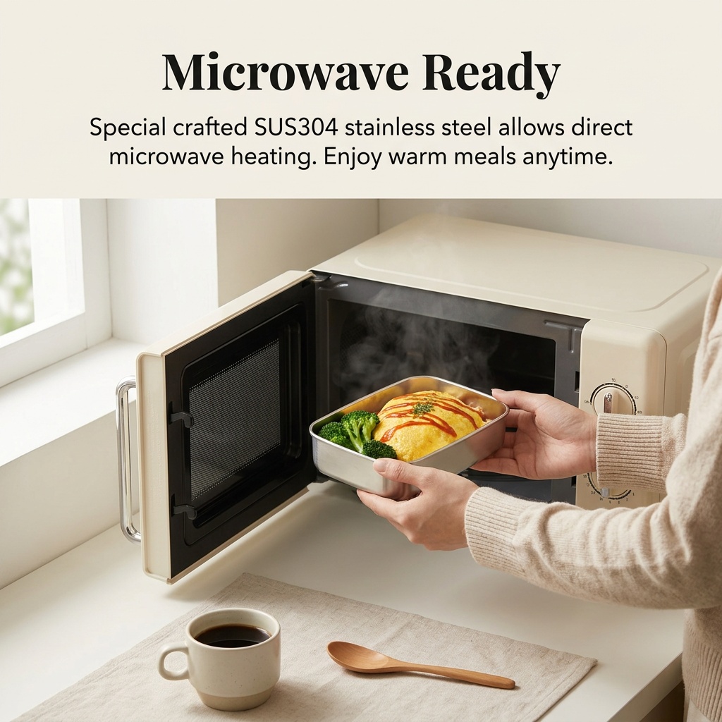 Stainless Steel Bento Box Meta - Meal Prep Ideas 评论和价格