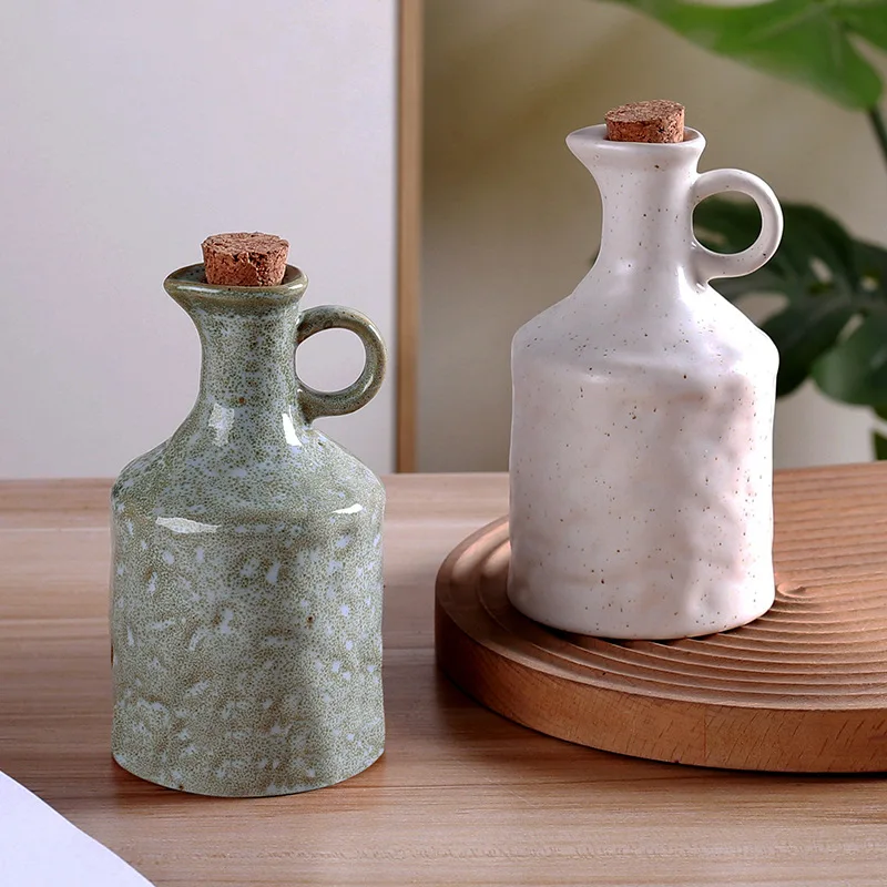 Handmade 400ml Ceramic Oil Bot - Herb Keeper Bottle 评论和价格