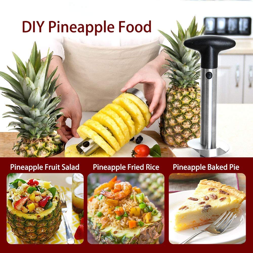 Heavy Duty Pineapple Cutter An - Pineapple Corer Slicer 评论和价格