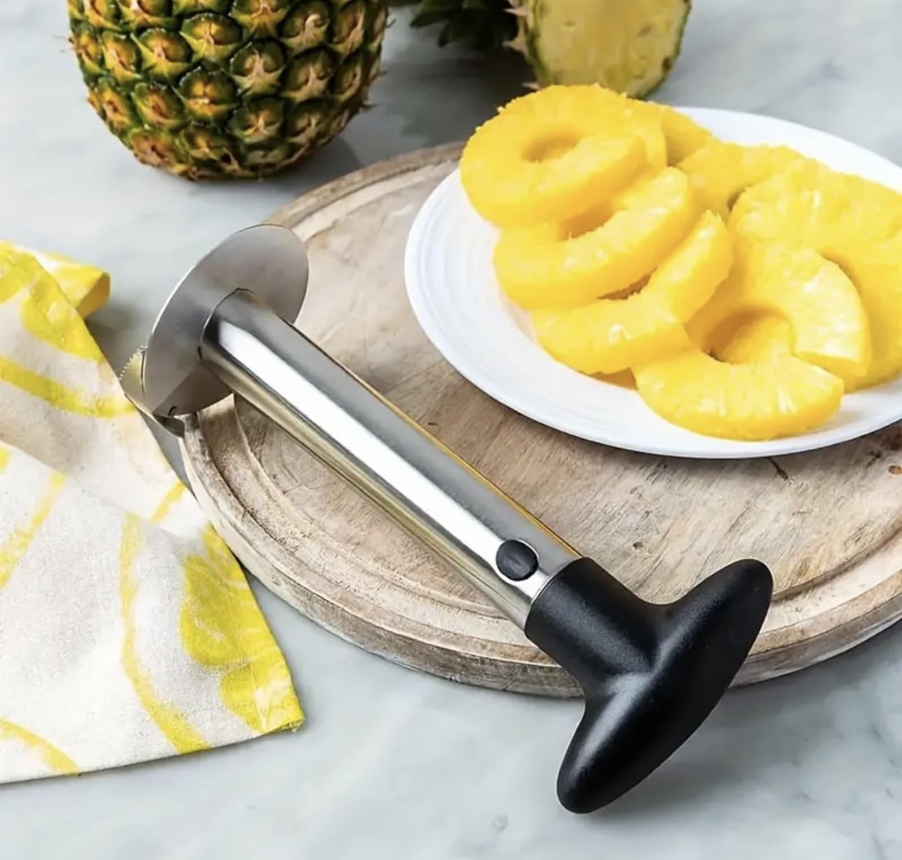 Heavy Duty Pineapple Cutter An - Pineapple Corer Slicer 评论和价格