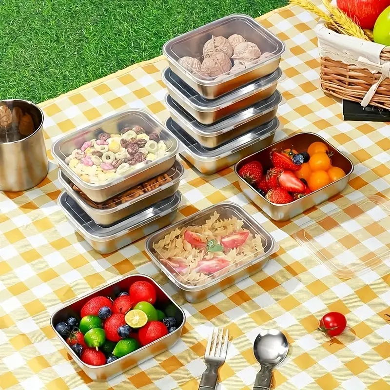 5-Piece Stainless Steel Food S - Meal Prep Ideas 评论和价格