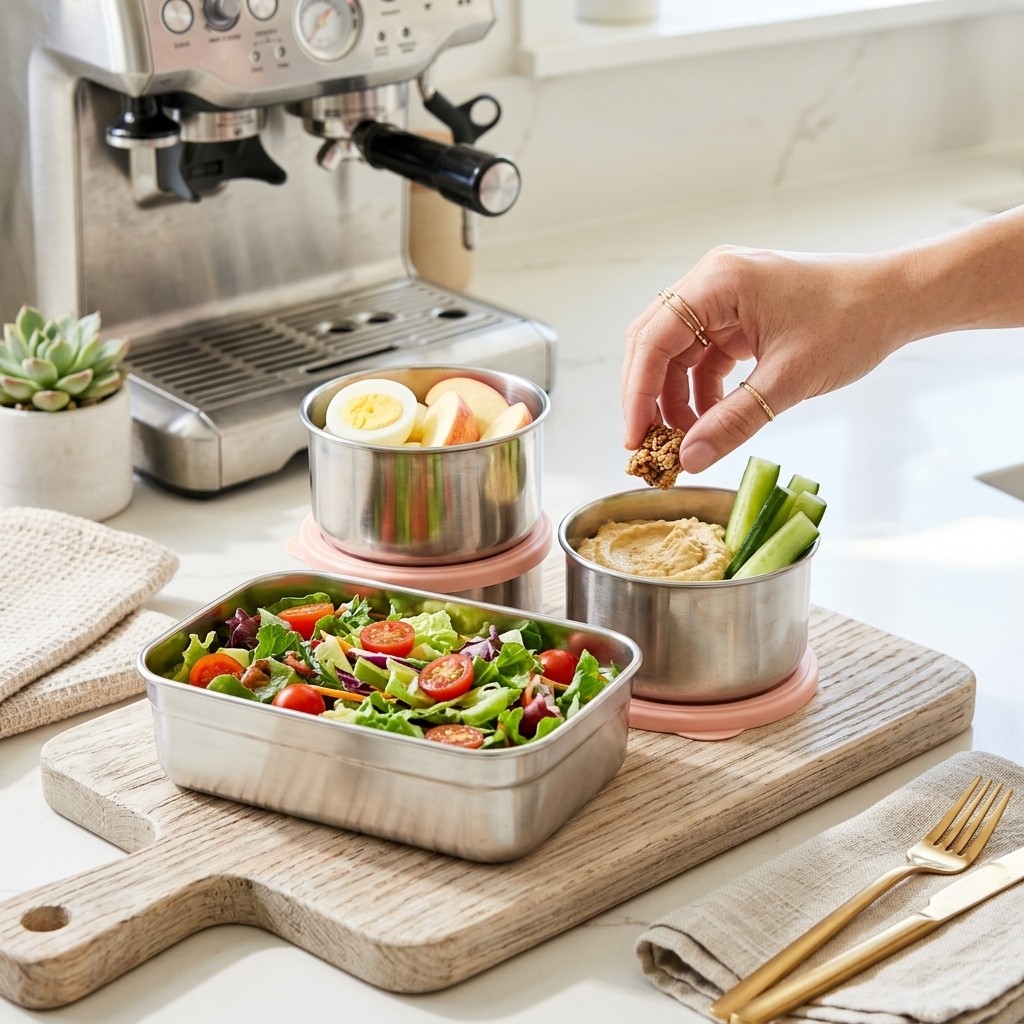 Microwave Safe 304 Stainless S - Meal Prep Ideas 评论和价格