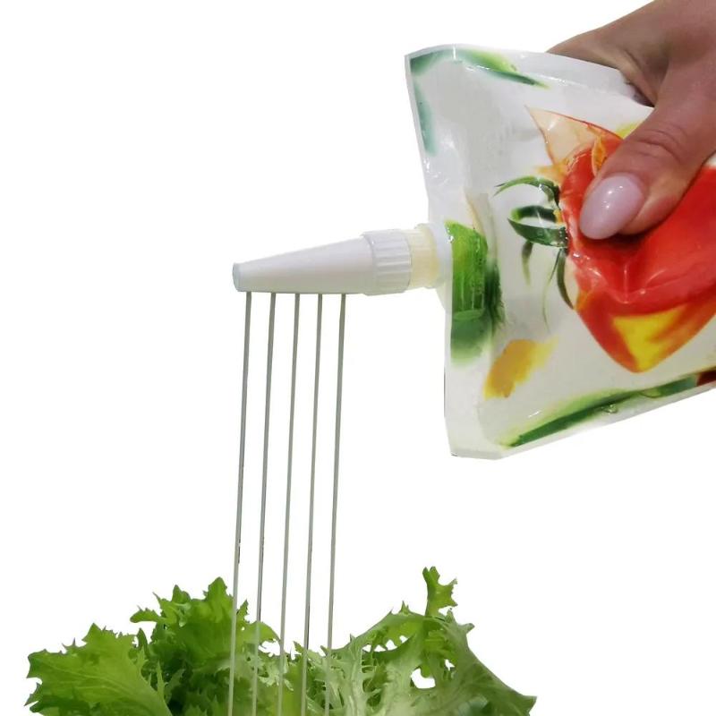 【H】3Pcs/Set Kitchen Ketchup Sq - Sauce Squeeze Bottle 评论和价格