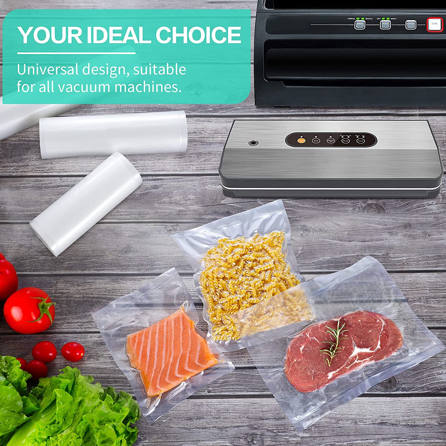 Kitchen Bags For Vacuum Food V - Meal Prep Vacuum Sealer 评论和价格