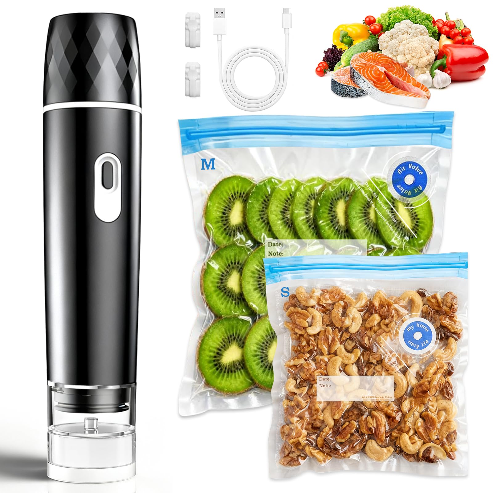 Food Vacuum Sealer, 60KPA Powe - Meal Prep Vacuum Sealer 评论和价格