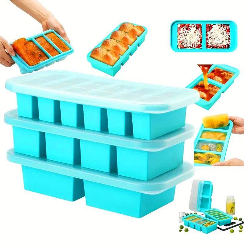 2 or 3-piece Silicone Freezer  - Meal Prep Ideas 评论和价格