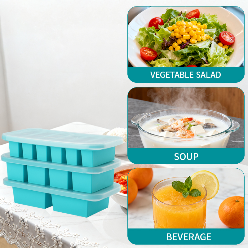 2 or 3-piece Silicone Freezer  - Meal Prep Ideas 评论和价格