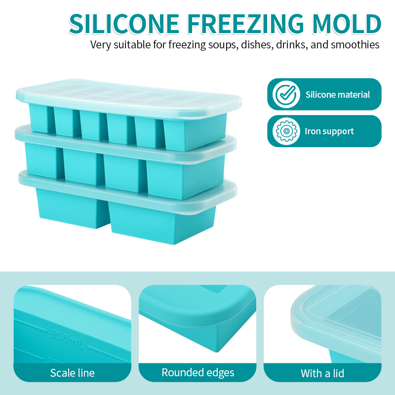 2 or 3-piece Silicone Freezer  - Meal Prep Ideas 评论和价格