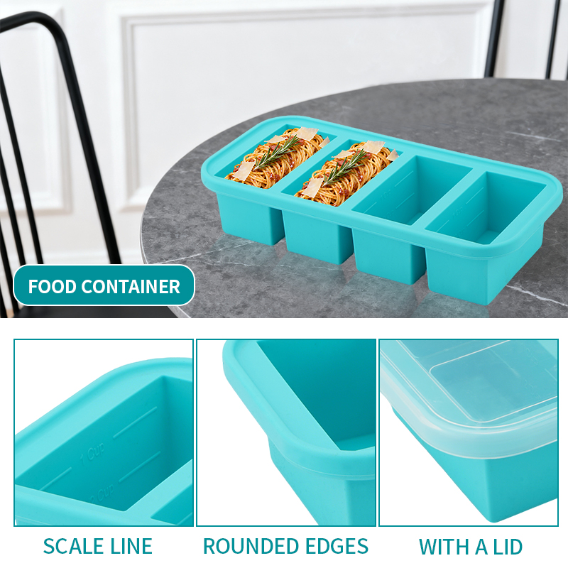 2 or 3-piece Silicone Freezer  - Meal Prep Ideas 评论和价格