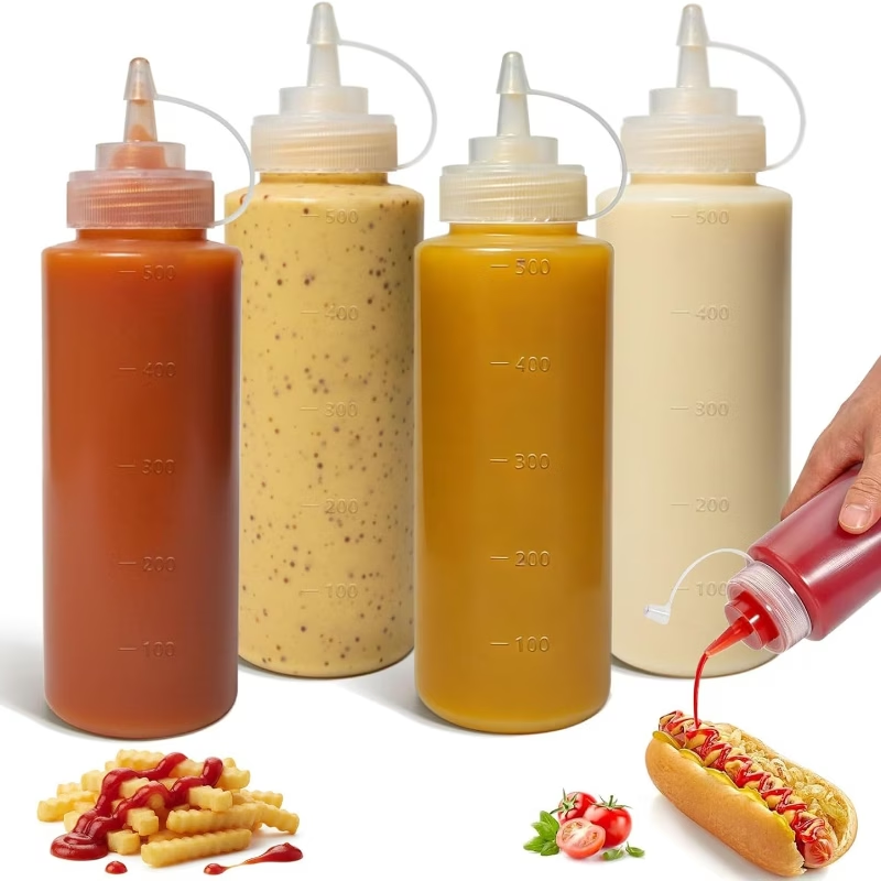 500 ML Plastic Pointed Mouth S - Sauce Squeeze Bottle 评论和价格