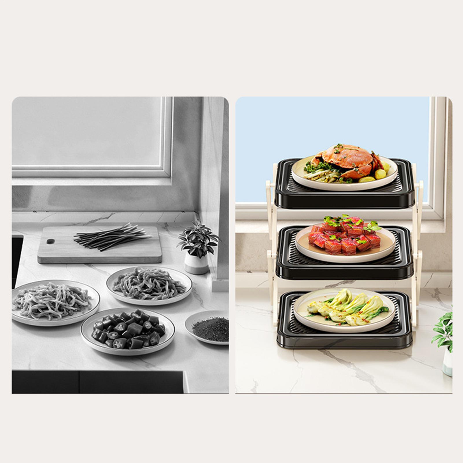 Multi-Layer Food Prep Tray Rac - Meal Prep Food 评论和价格