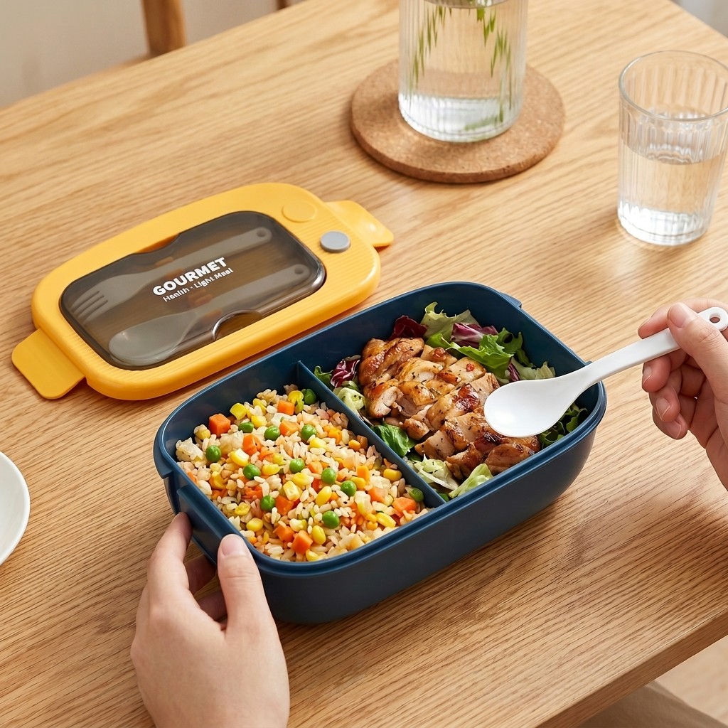 Microwavable Plastic Bento Box - Meal Prep Ideas 评论和价格