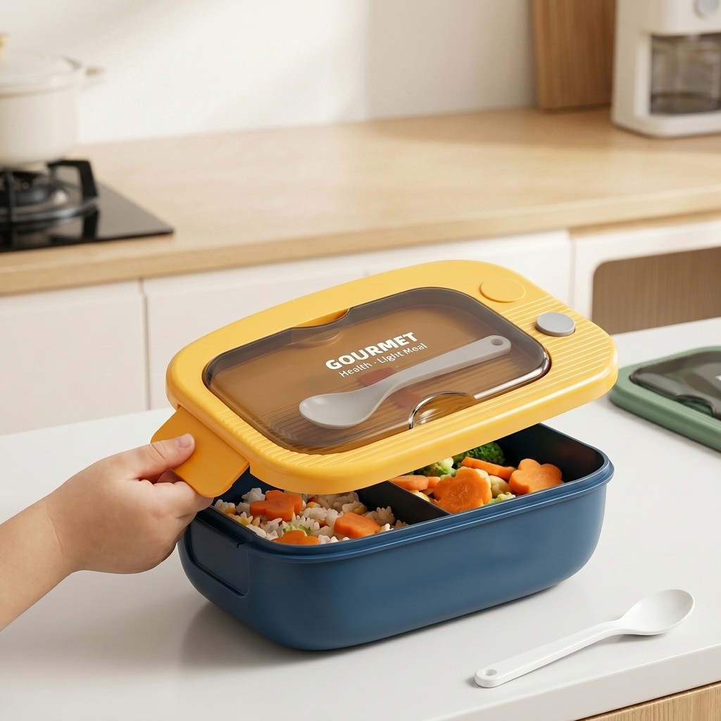 Microwavable Plastic Bento Box - Meal Prep Ideas 评论和价格