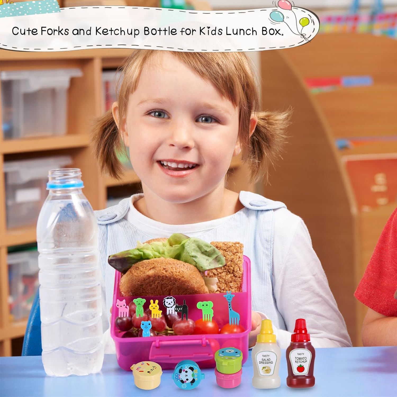 Kids Bento Lunch Box Accessori - Sauce Squeeze Bottle 评论和价格