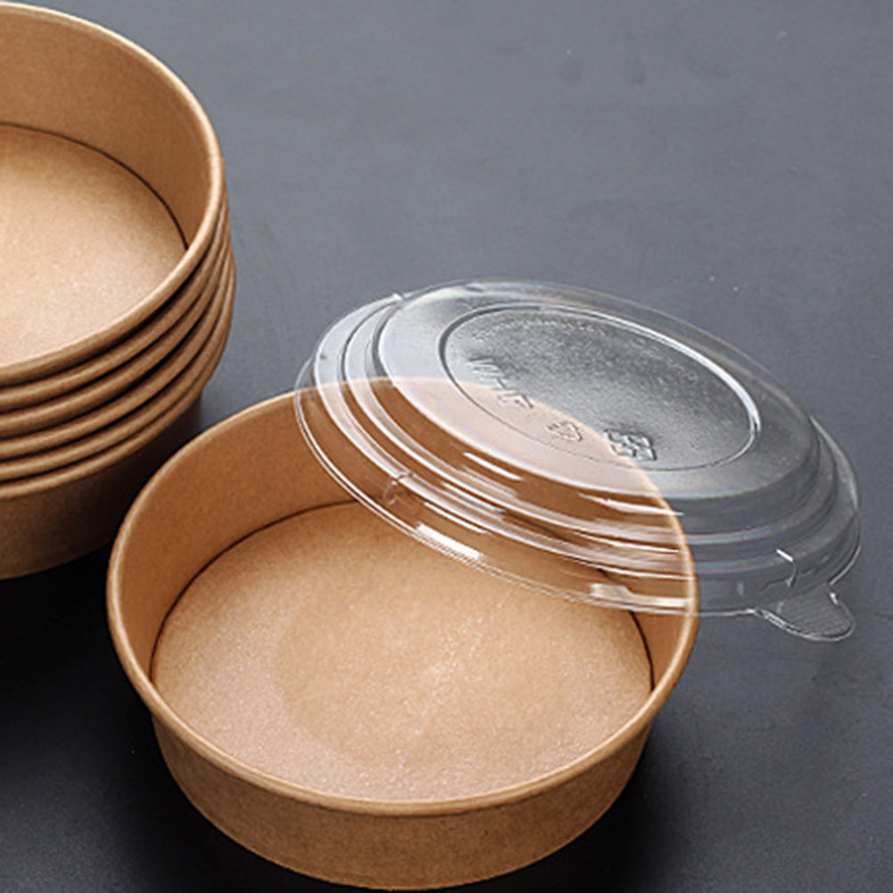 20Pcs Kraft Paper Bowls Leakpr - Meal Prep Food 评论和价格