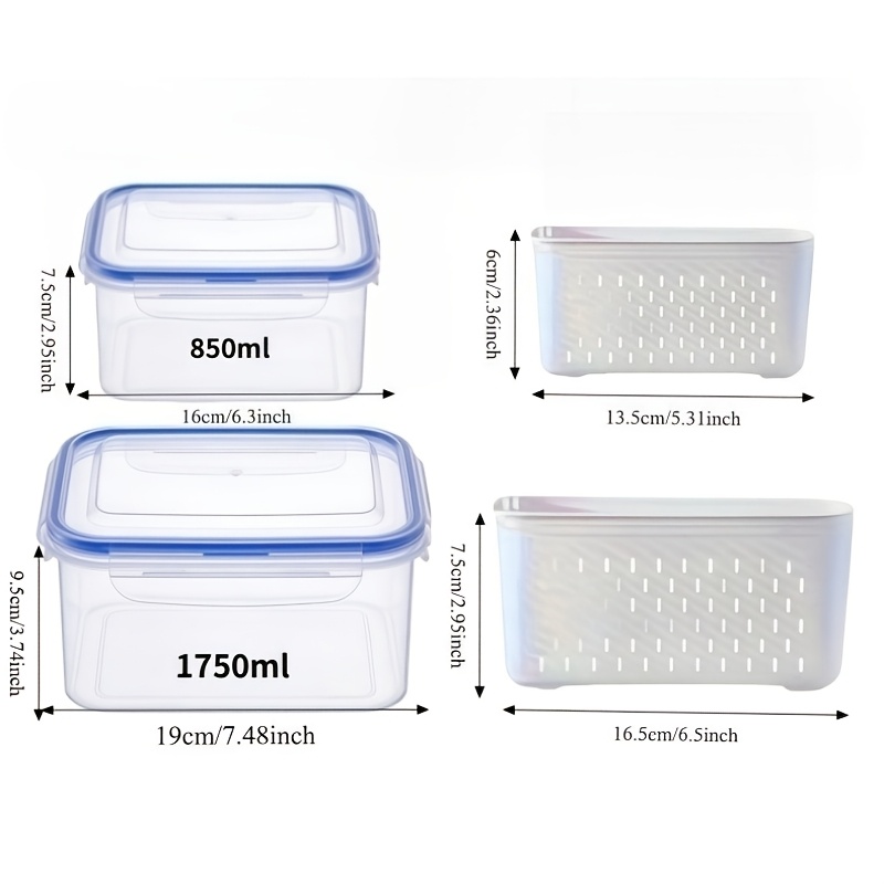 4pcs/Set Leak-Proof Food Stora - Meal Prep Ideas 评论和价格
