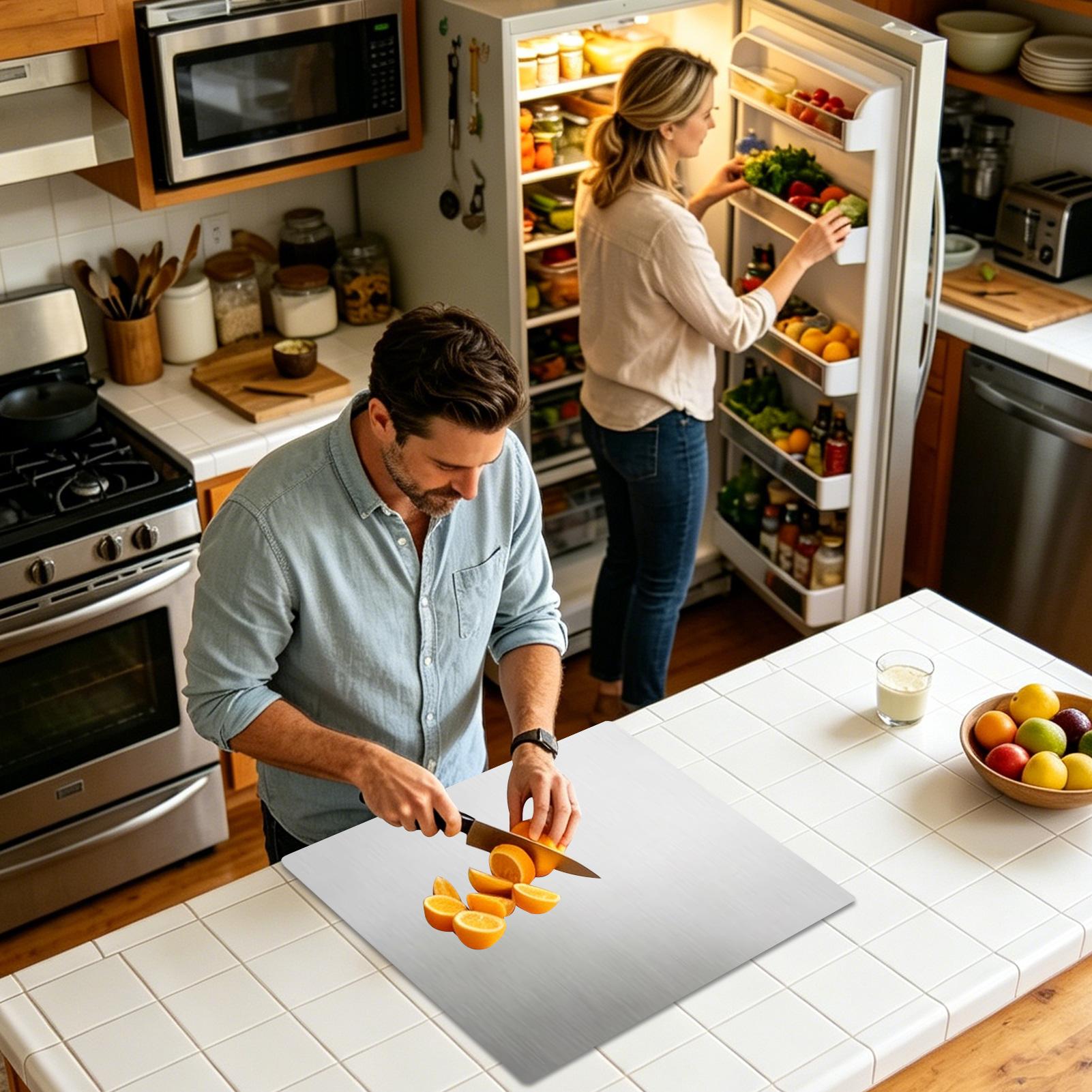 Stainless Cutting Board Dishwa - Meal Prep Food 评论和价格