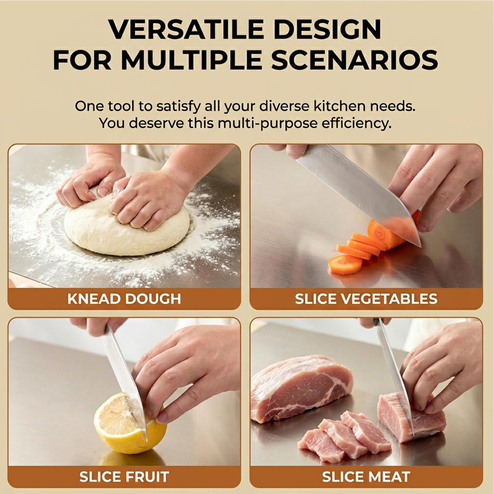 Stainless Cutting Board Dishwa - Meal Prep Food 评论和价格