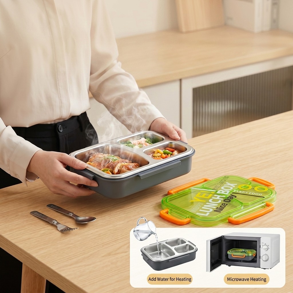 Microwavable 304 Stainless Ste - Meal Prep Ideas 评论和价格