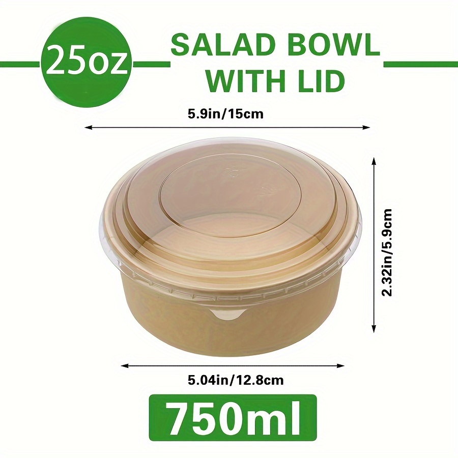 25Oz/750Ml 25/50 Pack Paper Bo - Meal Prep Food 评论和价格