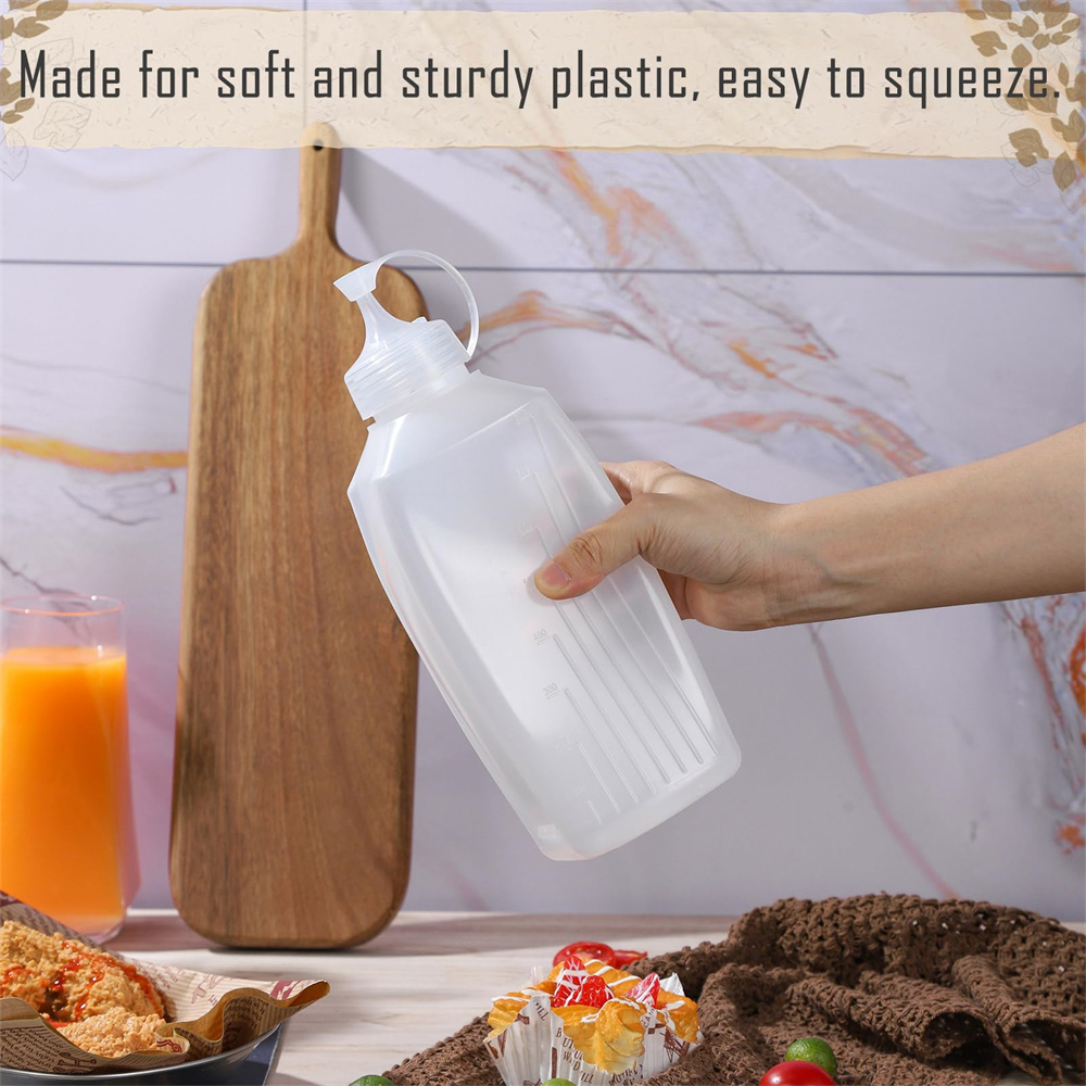 1pack 800/1000ml Plastic Squee - Sauce Squeeze Bottle 评论和价格